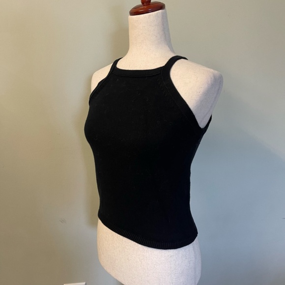 525 America Black Cotton Halter Top - Size XS - Picture 3 of 11